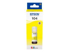 Epson 104 - 65 ml - amarillo - original - depósito de tinta - para EcoTank ET-14100, 1810, 2721, 2810, 2811, 2812, 2814, 2815, 2820, 2821, 2825, 2826, 4800