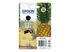 Epson 604 Singlepack - 3.4 ml - negro - original - blíster - cartucho de tinta - para Expression Home XP-2200, 2205, 3200, 3205, 4200, 4205; WorkForce WF-2910, 2930, 2935, 2950