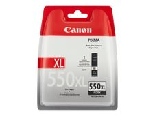 Canon PGI-550PGBK XL - 22 ml - Alto rendimiento - negro - original - depósito de tinta - para PIXMA iP8750, iX6850, MG5550, MG5650, MG5655, MG6450, MG6650, MG7150, MG7550, MX725, MX925