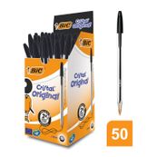 BIC Cristal Medium - Bolígrafo - negro - 1 mm - medio (paquete de 50)