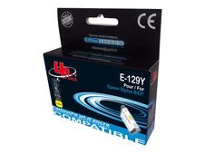 UPrint E-129Y - 12 ml - tamaño XL - amarillo - compatible - refabricado - cartucho de tinta (alternativa para: Epson T1294) - para Epson Stylus SX230, SX235, SX430, SX438; WorkForce WF-3520, 3530, 3540, 7015, 7515, 7525