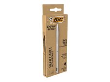 BIC Cristal Re'New - Bolígrafo - negro - 1 mm - medio