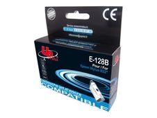 UPrint E-128B - 10 ml - tamaño XL - negro - compatible - refabricado - cartucho de tinta (alternativa para: Epson T1281) - para Epson Stylus S22, SX230, SX235, SX430, SX435, SX438, SX440, SX445; Stylus Office BX305