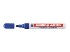 edding 4095 window - Marcador - para cristal - azul - tinta al agua - 2-3 mm