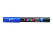 POSCA PC-1M - Marcador - permanente - azul - tinta pigmentada al agua - 1 mm - extrafino