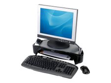Fellowes Smart Suites Plus - Base - para pantalla plana - negro, plata - tamaño de pantalla: 21"
