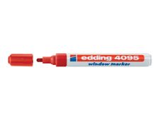edding 4095 window - Marcador - para cristal, tablero - rojo - tinta al agua - 2-3 mm