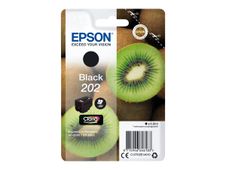 Epson 202 - 6.9 ml - negro - original - blíster - cartucho de tinta - para Expression Premium XP-6000, XP-6005, XP-6100, XP-6105