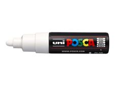 POSCA PC-7M - Marcador - permanente - blanco - tinta pigmentada al agua - 4.5-5.5 mm - grande