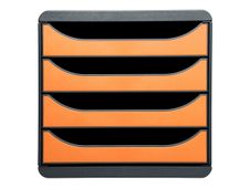 Exacompta BIG-BOX Classic - Armario de cajones - 4 cajones - para A4 Plus