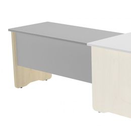 Ala para mesa de oficina serie work 100x60 haya-gris precio solo para el ala, la mesa principal se compra apar