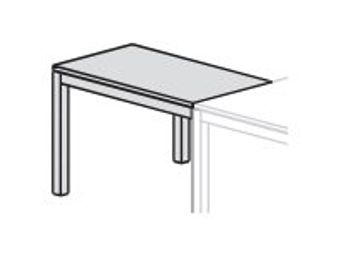 Rocada Executive - Escritorio en L - rectangular - gris - antracita base