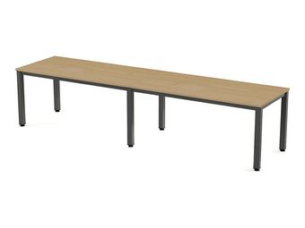 Rocada Executive - Mesa - rectangular - roble - antracita base