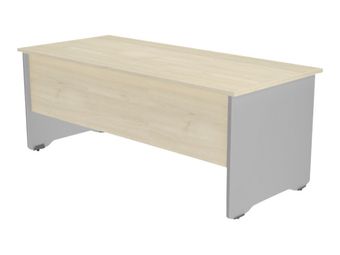 Rocada Work - Mesa - rectangular - gris - aluminio base