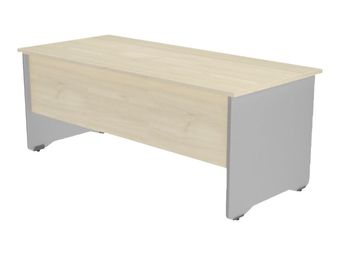 Rocada Work - Mesa - rectangular - blanco - aluminio base