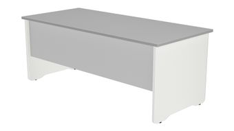 Mesa de oficina serie work 200x80 blanco - gris
