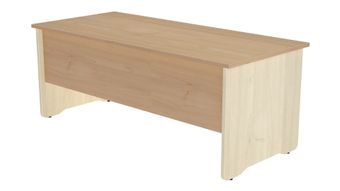 Mesa de oficina serie work 140x80 roble - roble