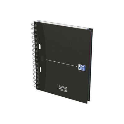 8412771025007-Oxford Europeanbook - Cahier A5 - 200 pages - petits carreaux (5x5 mm) - disponible dans dif-Angle droit-3