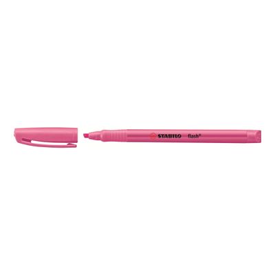 4006381131377-STABILO flash - Surligneur - pour papier fax - rose fluorescent - encre à l'eau - 1-3.5 mm-P_1022_2-1
