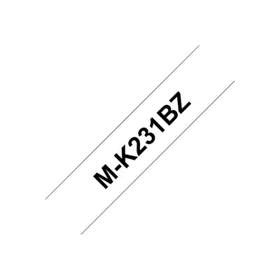 0400000023113-Brother MK231BZ - Ruban d'étiquettes auto-adhésives - 1 rouleau (12 mm x 8 m) - fond blanc é-P_2311_5-0