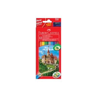 7891360580089-Faber-Castell - 12 crayons de couleur multicolore-P_10287_1-0
