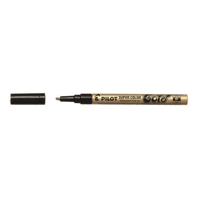 4902505087998-Pilot Super Color - Marqueur permanent - pointe fine - or-Avant-0