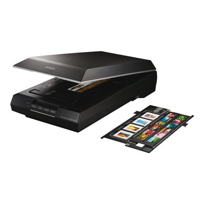 8715946448596-Epson Perfection V600 Photo - scanner de documents A4 - USB 2.0 - 6400 ppp x 9600 ppp-Angle droit-1