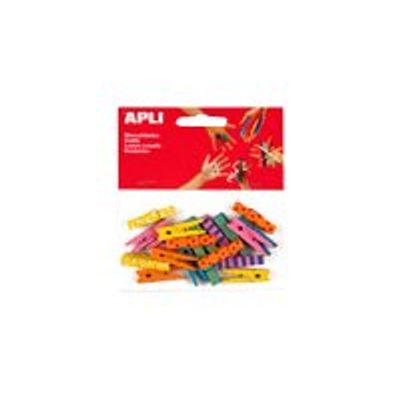 8410782134800-Apli - 20 pinces à linge bois - coloris assortis-P_13480_1-0