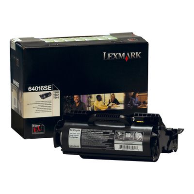 0736646035822-Lexmark 64016SE - noir - cartouche laser d'origine-Avant-0