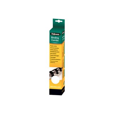 077511533044-Fellowes - 25 anneaux de reliure en plastique - 8 mm - jusqu'à 40 feuilles - blanc-P_53304_1-0