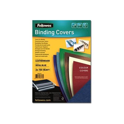 077511537134-Fellowes - 100 couvertures à reliure A4 (21 x 29,7 cm) - 250 g/m² - bleu royal-P_53713_1-0