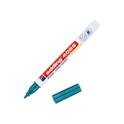 4057305036636-Edding 4085 - Marqueur craie liquide - 1-2 mm - bleu métallique-Angle gauche-0