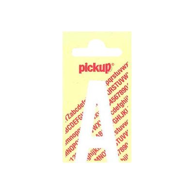 8711234242006-Pickup - Étiquette autocollante - 150 mm - Lettre A - blanc mat-Avant-0