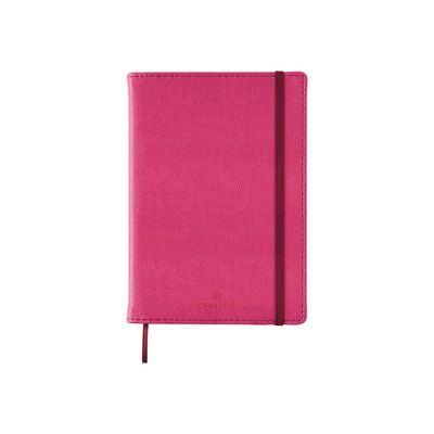 3108724521171-Oberthur Carmen - Carnet de notes souple A6 - uni - rose-Avant-0