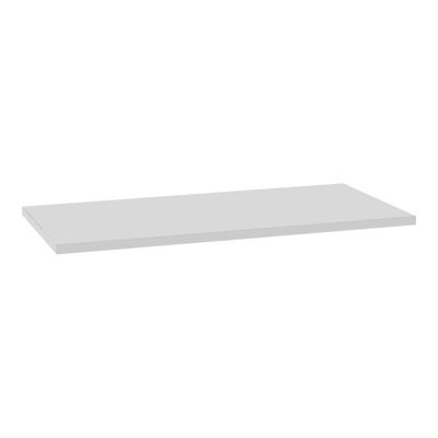 3483600495501-Top retour pour caisson bout de bureau Sunday - 95 x 60 cm - gris-Angle gauche-0