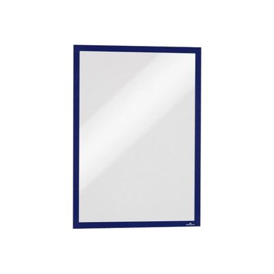 4005546406787-Durable Duraframe - 2 Cadres d'affichage adhésif - A3 - bleu-Avant-0
