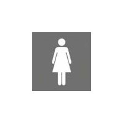 8711234004550-Pickup Home 3D - Plaque Acrylique Femmes - 9 x 9 cm - gris-Avant-0