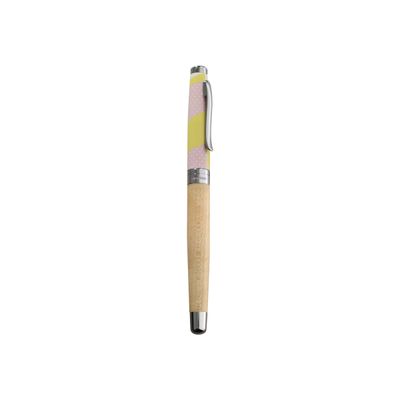 3108722401505-Oberthur Arty - Stylo plume rose -Angle gauche-1