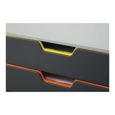 4005546701608-Durable Varicolor - Module de classement 5 tiroirs - multicolore-Gros plan-7