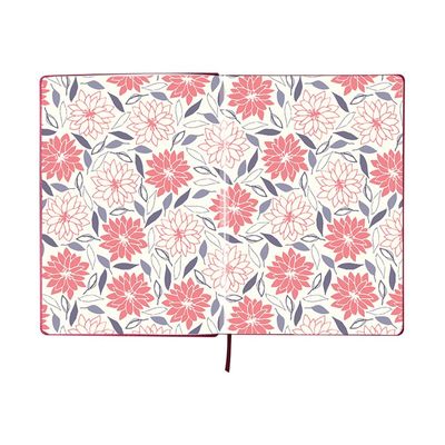 3108725881281-Oberthur Carmen - Carnet de notes souple A5 - uni - bleu-Avant-1