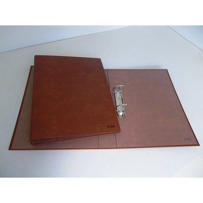 8435090713264-Karman Italia - Classeur à anneaux - largeur de dos : 40 mm - pour 180 x 260 mm - cuir--0