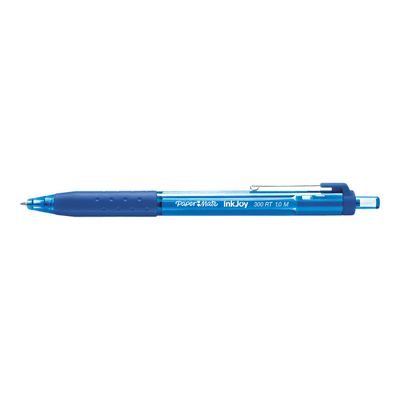 3501170959794-Paper Mate InkJoy 300 RT - Stylo à bille - bleu - 1 mm - moyen - rétractable-Angle gauche-0