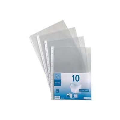 3135251150109-Viquel Geode - 10 Pochettes perforées - A4 - cristal-P_116010_1-0