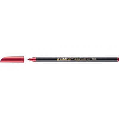 4004764926183-edding 1200 - Feutre de coloriage - 0.5-1 mm - rouge métallique-P_128323_1-0