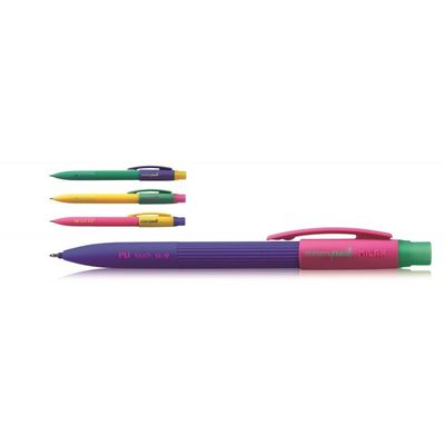8411574050445-MILAN PL1 - Porte-mine - B - 0.9 mm - épais - rétractable - avec gomme (pack de 20)--0