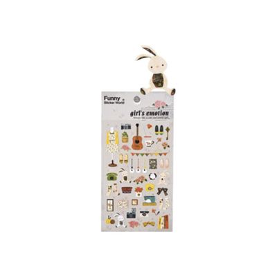 3108726098916-Oberthur Funny - stickers - girly-Avant-0