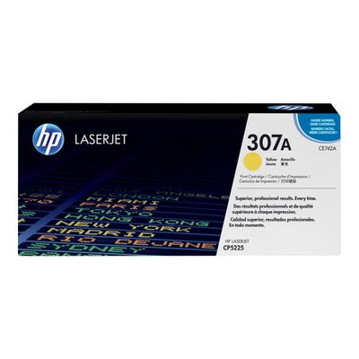884420306207-HP 307A - jaune - cartouche laser d'origine-Avant-0