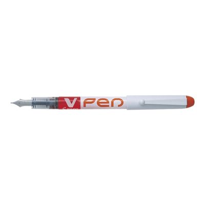 4902505326561-Pilot V Pen - Stylo plume - orange - 0,4 mm - pointe moyenne-Angle gauche-0