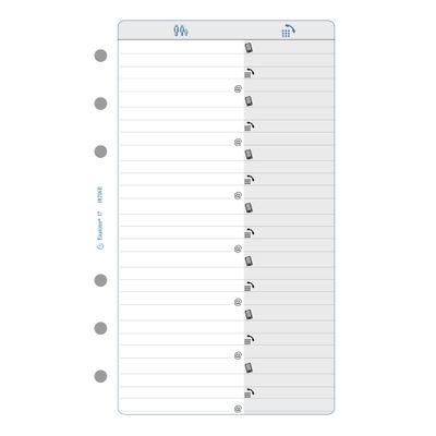 3130630182160-Exacompta Exatime 17 - Recharge pour organiseur - téléphone/adresses - 10,5 x 17,2 cm--0