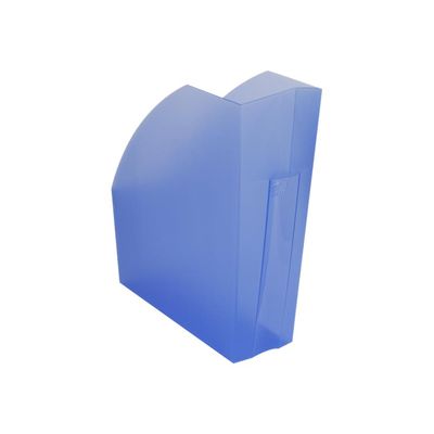 9002493016873-Exacompta The Magazine - Porte-revues bleu-Angle gauche-1